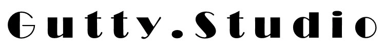 Gutty.Studio Logo 6x2